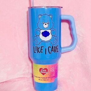 Care Bears Grumpy Bear Blue Stainless Steel Tumbler